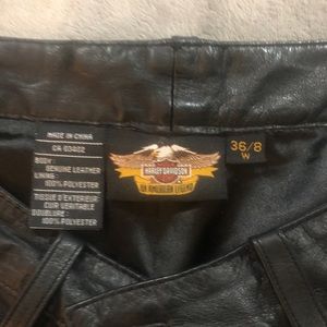 HARLEY DAVIDSON LEATHERS.  REDUCED FINAL PRICE!  Size 8.